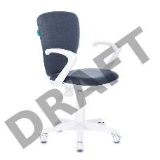 Кресло детское Бюрократ KD-W10AXSN/26-25 серый 26-25 (пластик белый)