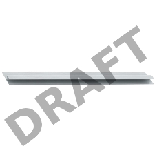 Правило алюминиевое СИБРТЕХ , h-образный профиль, L-1,0 м/ 89710