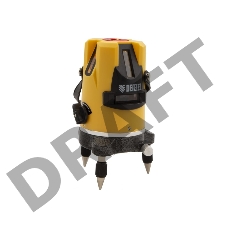 Лазерный уровень DENZEL LX3, 10м, ±0,3мм/1м, 635нм, 35070