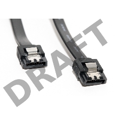 Кабель 5bites Кабель SATA3-7PL45S Serial ATA V3.0, 6Гбит/с, защелка, 0.45м