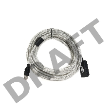 Кабель VCOM VUS7049-10M  USB2.0-repeater, удлинительный активный <Am-->Af> 10м