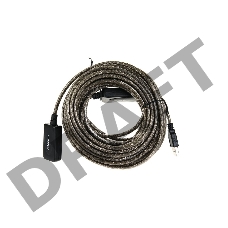 Кабель USB2.0-repeater, удлинительный активный <Am-->Af> 15м, Telecom <TUS7049-15M>