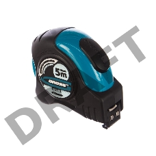 Рулетка GROSS 31112  ''schlagfest'' 5м x 19мм магн. обрез зацеп двухст. шкала нейлон покр. автомати