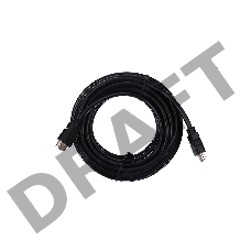 Кабель HDMI v.1.4 10м Telecom, 2 фильтра, 19M -19M, с позолоченными контактами, CG511D-10M