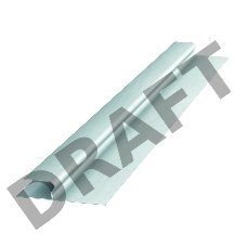 Правило СИБРТЕХ алюминиевое, h-образный профиль, L-2,0 м/ 89712