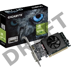 Видеокарта Gigabyte PCI-E GV-N710D5-2GL nVidia GeForce GT 710 2048Mb 64bit GDDR5 954/5010 DVIx1/HDMIx1/HDCP Ret low profile