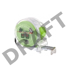 Рулетка СИБРТЕХ 32524  кварц прозрачный корпус амортизатор 10 мм х 25мм