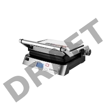 Электрический гриль-пресс BRAYER BR2006, 2000 Вт, съем.пласт, LCD-дисп, рифл.пласт 29*23см, темп 230