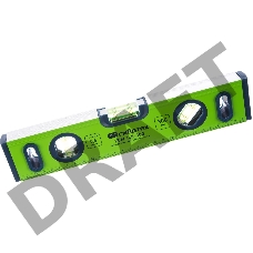 Уровень алюминиевый СИБРТЕХ УСМ-0,5-300, фрезерованный, 3 глазка, магнитный, 300 мм 34111