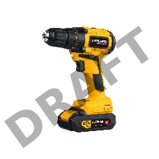 Дрель-шуруповерт STEHER 20В бесщёточная 2 АКБ (2Ач), в кейсе. CDB-200-2