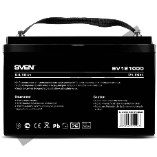 Батарея Sven SV121000 (12V 100Ah) батарея аккумуляторная