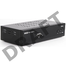 Ресивер эфирный цифровой DVB-T2 HD HD-600RU металл, дисплей, Эфир