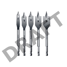 Набор сверл перовых по дереву STAYER FLAT 5 шт, 12-16-18-20-25мм