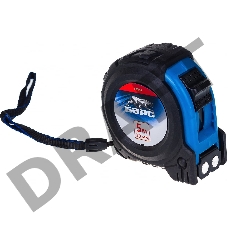 Рулетка Вектор 5 м х 19 мм, утолщенное полотно, магнитный зацеп, обрезиненный корпус// Барс