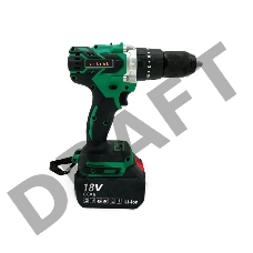 Дрель-шуруповерт аккумуляторная ударная Zitrek Green Impact 18V { 18В, Li-ion 2x6.0Ач }[063-4046]