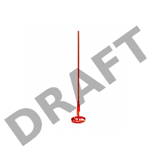 Миксер для красок, 100 х 8 х 600 мм, шестигранный хвостовик// Denzel