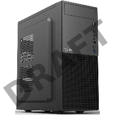 Корпус CBR PCC-ATX-E188-WPSU ATX Miditower E188, без БП, 1*USB 3.0, 2*USB 2.0, HD Audio+Mic, Black