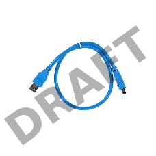 Кабель AM/AF USB3.0 0.5m VCOM удлинитель USB 3.0, VUS7065-0.5M