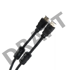Кабель HDMI-19M --- HDMI-19M ver 2.0+3D/Ethernet,2 фильтра 3m Telecom <TCG200F-3M>
