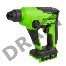 Перфоратор аккумуляторный бесщеточный без АКБ и ЗУ GreenWorks GD24SDS1 1,2 ДЖ, 24V (3803107)