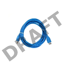 Кабель VCOM VUS7065-3M Кабель удлинительный USB3.0 Am-Af 3m