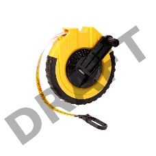 Мерная лента Deli DL9820ZY 20м x 14.5мм Ударопрочный корпус. Основной класс точности. Метрическое полотно из стекловолокна и ПВХ.
