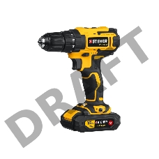 Дрель-шуруповерт STEHER 16В, 2 АКБ (2Ач), в кейсе, CD-160-2