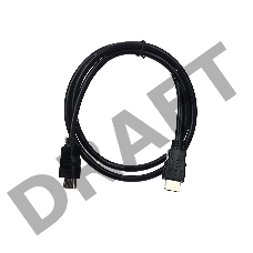 Кабель цифровой HDMI19M to HDMI19M, V1.4+3D, 1m, TV-COM