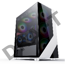 Корпус Formula V-LINE 7713 белый без БП ATX 3x120mm 2xUSB2.0 1xUSB3.0 audio bott PSU