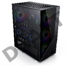 Корпус Formula V-LINE 7713 черный без БП ATX 3x120mm 2xUSB2.0 1xUSB3.0 audio bott PSU