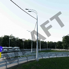 Опора ОГСФ-0.4-10.0 верх 100 гор. цинк Пересвет В00000502