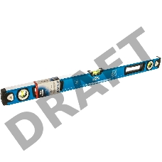 Уровень алюмин. двуручный, 800 мм, профиль 1,6 мм, фрезеров, ударопрочные заглушки, 3 глазка// Барс