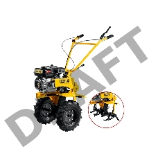 Бензиновый мотоблок с понижающей передачей STEHER, 7 л.с.