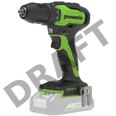 Дрель-шуруповерт аккумуляторная (3704007) GreenWorks GD24DD35, 24V, бесщеточная, без АКБ и ЗУ