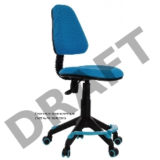 Кресло детское Бюрократ KD-4-F/TW-55 голубой TW-55 колеса голубой