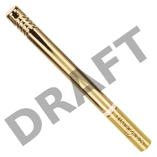 Золотистый ультратонкий вибромассажер Hidden Pleasures