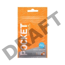 Мастурбатор TENGA Pocket Hexa-Brick