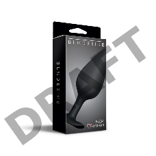 Черная анальная пробка Butt plug №04 - 10 см