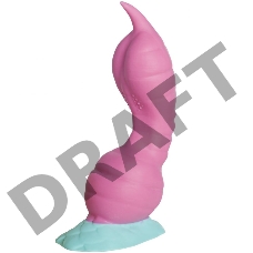 Розовый фаллоимитатор Крок Large - 26 см.