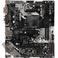 Материнская плата ASRock B450M-HDV R4.0 Soc-AM4 AMD B450 2xDDR4 mATX AC`97 8ch(7.1) GbLAN RAID+VGA+DVI+HDMI