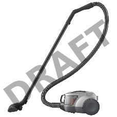 Пылесос LG VC-5420NNTS 2000Вт/380 Вт, контейнер 1,3л., НЕРА 11 фильтр, стальная телескопическая трубка, Кнопка Вкл/Выкл на корпусе, цвет серебро