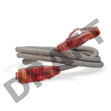 Патч-корд Hyperline U/UTP, Cat.5e, LSZH, 10 м, серый 