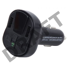 Автомобильный FM-модулятор ACV FMT-122B черный MicroSD BT USB (37576)