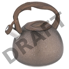 Чайник для плиты ALPENKOK AK-520 нерж.сталь со свистком 3,0л индукционное дно (12)