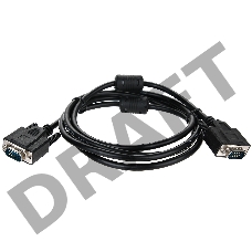 Кабель для монитора VGA (M) -) VGA (M), 1.8m, TV-COM (QCG341AD-1.8M), ферритовые кольца