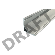 Профиль угловой алюминиевый 1616-2 2 м REXANT