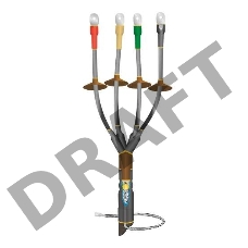 Муфта кабельная концевая наружной установки 1кВ КНТпН 4х(150-240мм) с болтовыми наконечниками Нева-Транс Комплект 22020098