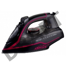 Утюг econ ECO-BI2405 Керамическая подошва   Мощность 2400 Вт Регулируемая температура  Регулируемая подача пара Функция сухого глажения  Паровой удар Функция «Спрей» Вертикальный пар                      Функция самоочистки  Противокапельная система     А