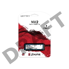 Твердотельный накопитель Kingston SSD NV2, 4000GB, M.2(22x80mm), NVMe, PCIe 4.0 x4, 3D TLC, R/W 3500/2800MB/s, TBW 1280, DWPD 0.3 (3 года)