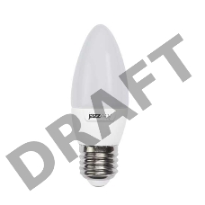 Лампа светодиодная PLED-SP C37 7Вт свеча 5000К холод. бел. E27 560лм 230В JazzWay 1027849-2